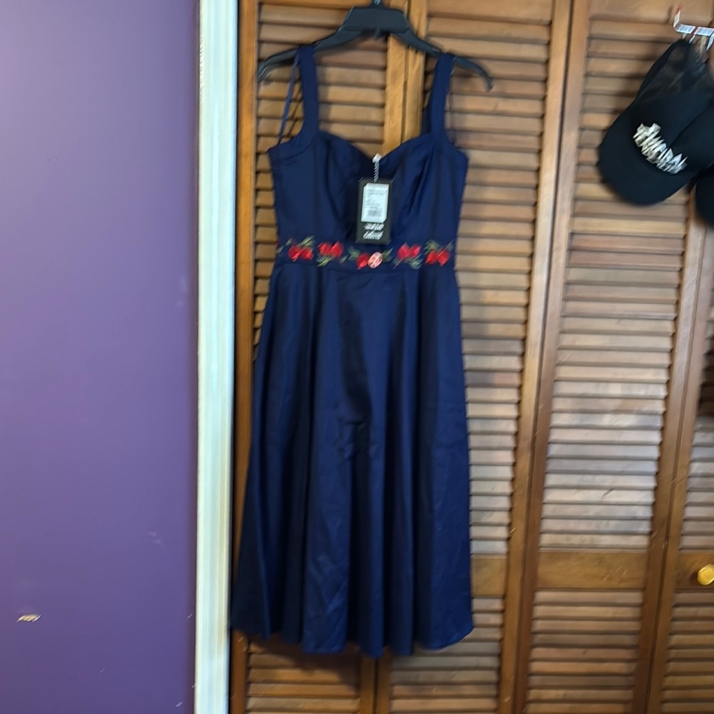 Mod Cloth Navy Blue Dress